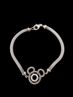 Judith Jack Sterling Silver 925 Disney Parks Mickey Mouse Marcasite Bracelet